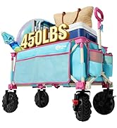 PORTAL Patterned Collapsible Wagon with Brakes,