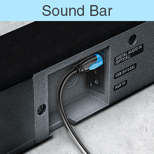 BlueRigger 3ft toslink optical cable 10ft 6ft toslink optical cable 15ft 24K gold plated Tersely