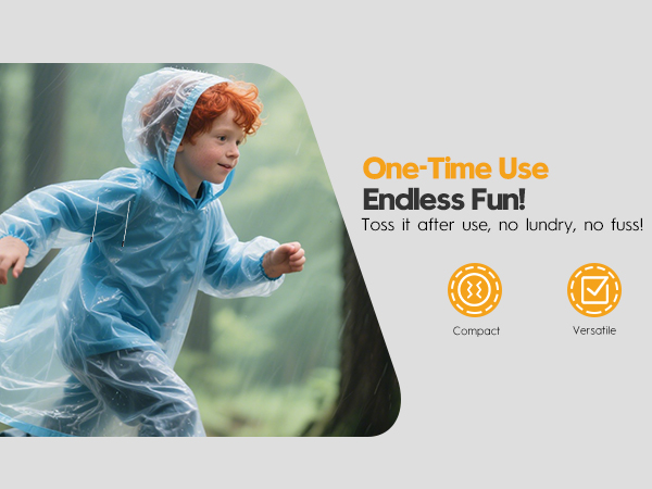 Rugged & Tear-Resistant - Built 2x thicker than standard ponchos—no rips, just reliable coverage.