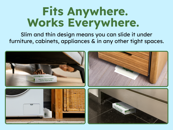 Fits Anywhere Works Everywhere Slim thin design furniture cabinets appliances tight spaces
