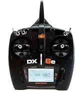 Spektrum DX6e 6-Channel DSMX 2.4GHz RC Radio Transmitter Only (No Receiver) with 250 Model Memory...