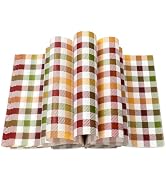 JarThenaAMCS 150Pcs Fall Wax Paper Autumn Buffalo Plaid Deli Paper Colorful Checkered Sandwich Wr...