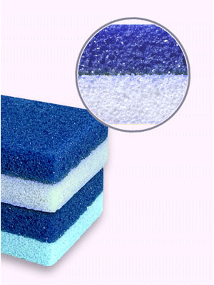 Double sided foot scrubber
