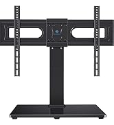 PERLESMITH Universal Swivel TV Stand Mount for 37-65,70,75 Inch LCD OLED Flat/Curved Screen TVs-H...
