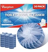 Vacplus Automatic Toilet Bowl Cleaner Tablets, Drop-In Tank Cleaner for Bathroom, Prevent Stains ...