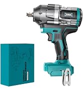 DIYtoolifz Cordless Impact Wrench 1/2 inch for Makita 18V Battery, 900Ft-lbs Brushless Electric P...