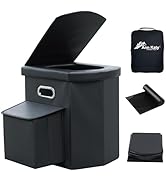 Ann Katy Upgrade XL Portable Toilet for Adults, Extra Large Portable Travel Floding Toilet, Campi...