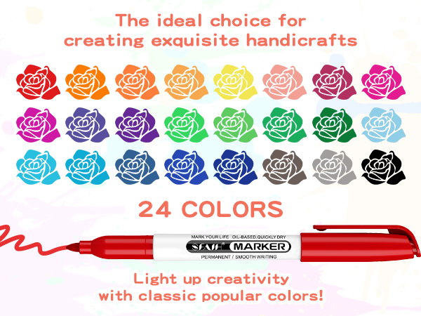 Colors Permanent Markers