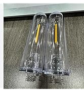 TrustWheel Outdoor Solar Light Bulb Replacement - 2 Pack Warm White 3000K Solar Garden Light Bulb...