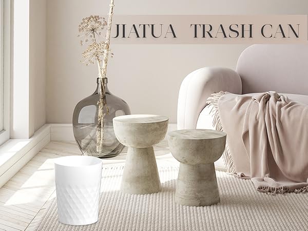 JiatuA 3 Pack Small Trash Can with Trash Bags