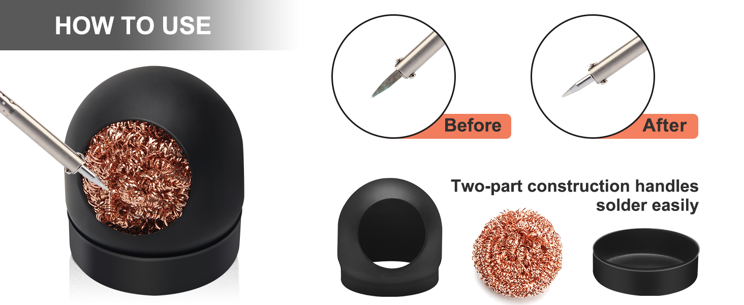 soldering iron tip cleaner