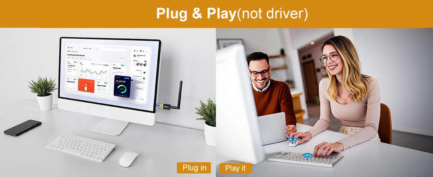 Long Range USB Bluetooth 5.4 Adapter for Desktop PC