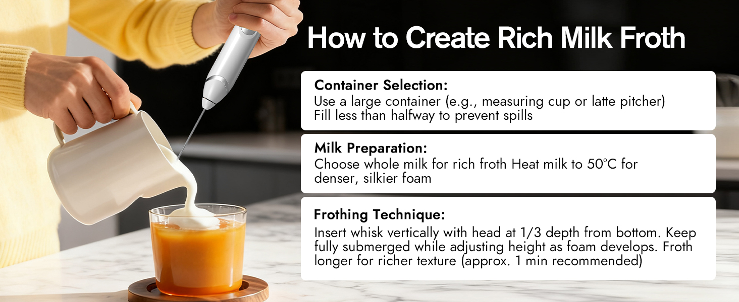 How to Create Rich Milk Froth