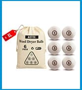 ACTTE Sheep Wool Dryer Balls 6 Pack XL