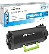 521H 52D1H00 Compatible Toner Cartridge High Capacity 25000 Pages Black for Lexmark Printers MS71...