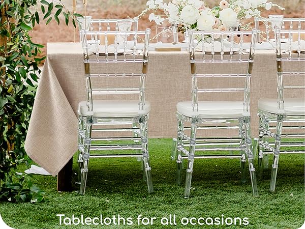 Rectangle Tablecloths for 6 Foot Tables