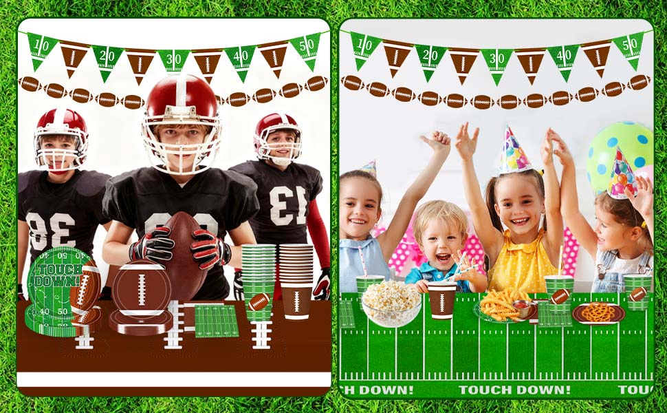 football themed party decorations