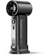 Portable Handheld Fan, 3600mAh Powerful Mini Turbo Fan, Speed(1-100) Adjustable, 12H Max Cooling ...