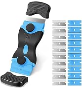 Ainiv Razor Blade Scraper, 2-in-1 Scraper Tool with 10PCS Metal Blades and 10PCS Plastic Blades, ...