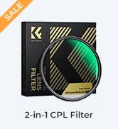 K&F CONCEPT 82mm True Color Ultra-Low Reflectivity CPL Filter
