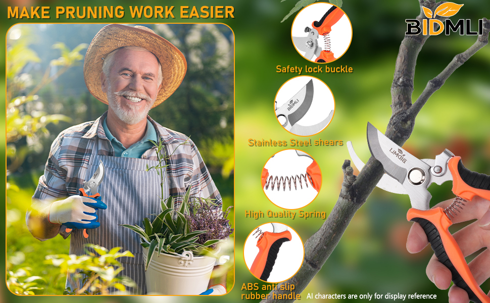BIDMLI gardening Scissors Multicolor-02