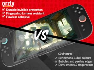 Ultra-thin Nintendo Switch 2 tempered glass with 99% transparency and seamless touch sensitivity.