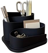 OAKOA Black Desk Organizer - Modern Desk Accessories - Aesthetic Desk Accessories - Desk Decor - ...