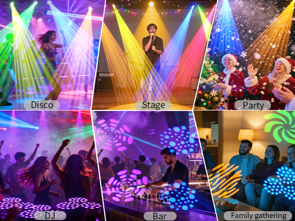 Suitable for use in small and medium-sized venues, for clubs, bars, DJs, weddings, disco,parties..