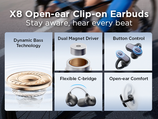 clip-on earphones
