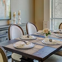 dining room at the model home.