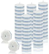 Gkweres 50PC Toilet Bowl Wand Refills, Disposable Toilet Brush Heads, Wall Mounted Scrubber Refil...