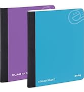 Enday Composition Notebooks College Ruled Paper, Hard Cover Composition Notebook, Premium Lined C...