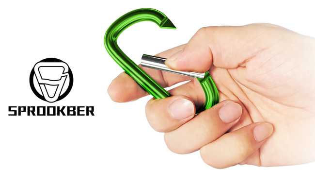 4 inch aluminum carabiner