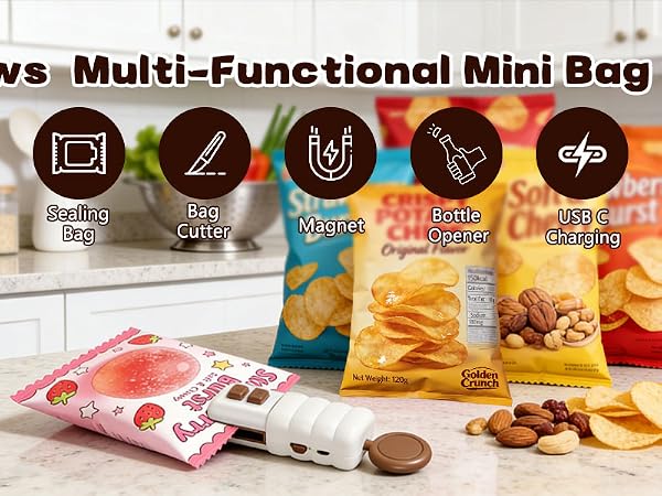 Multi-Function Mini Bag Sealer