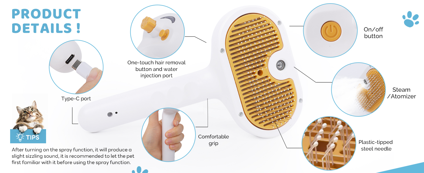 steam brush for dogs
