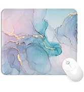 Mouse Pad with Stitched Edge, Multiple Patterns Computer Mouse Pads with Non-Slip Rubber Base, Wa...