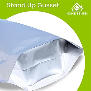 Mylar Bags with Stand Up Gusset