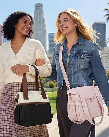 BAGSMART Double Deck Lunch Bag