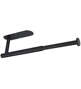 DIYZON Self Adhesive Paper Towel Holder Under Cabinet Mount, Wall Mount Paper Towel Roll Rack for...