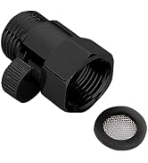 Shower Head Shut Off Valve,Brass Water Flow Control Valve G1/2 Flow Pressure Regulator with Handl...