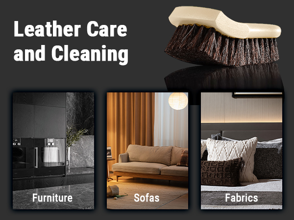 leather brush horse hair brush leather cleaning brush leather brush car detailing car seat brush