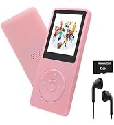 MP3 Player 32GB with Speaker Earphones Portable Music Player for Kids Support FM Radio Voice Reco...