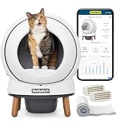PetSafe ScoopFree SmartSpin Self-Cleaning Litter Box, White | Up to 2 Weeks of Hands-Free Cleanin...