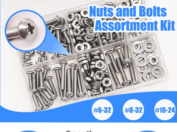 screws with nuts