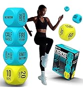 Skywin Workout Dice - Blue Fun Exercise Dice for Solo or Group Classes, 6-Sided Foam Fitness Dice...