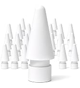 NXVX Replacement Tips for Apple Pencil, 20-Pack Bulk Value, White | Spare nibs for heavy daily us...