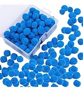 BAGERLA 150 Pcs Pom Poms for Craft, 1 Inch Pom Pom Balls Poms Arts and Crafts for Creative Decora...