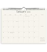 SKYDUE Wall Calendar 2026-2027, 18 Months Calendar from Jan. 2026 to Jun. 2027, 8.5 x 11 Simple S...