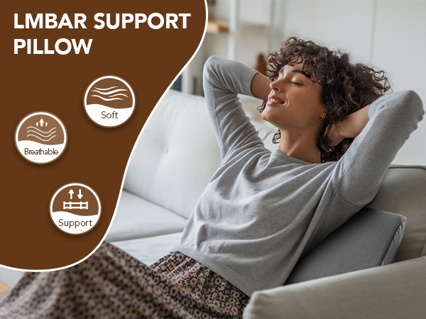 lumbar support pillow for sofa