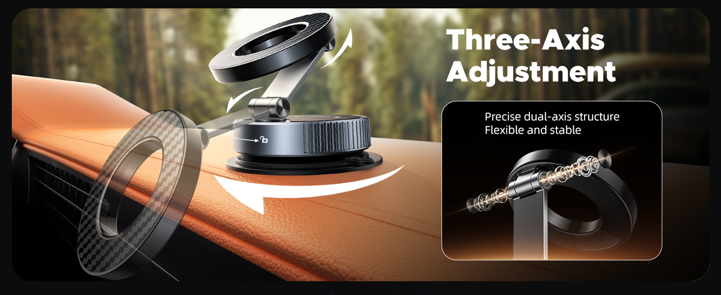 soporte de telefono para carro 360 adjustable vacuum phone stand car dashboard
